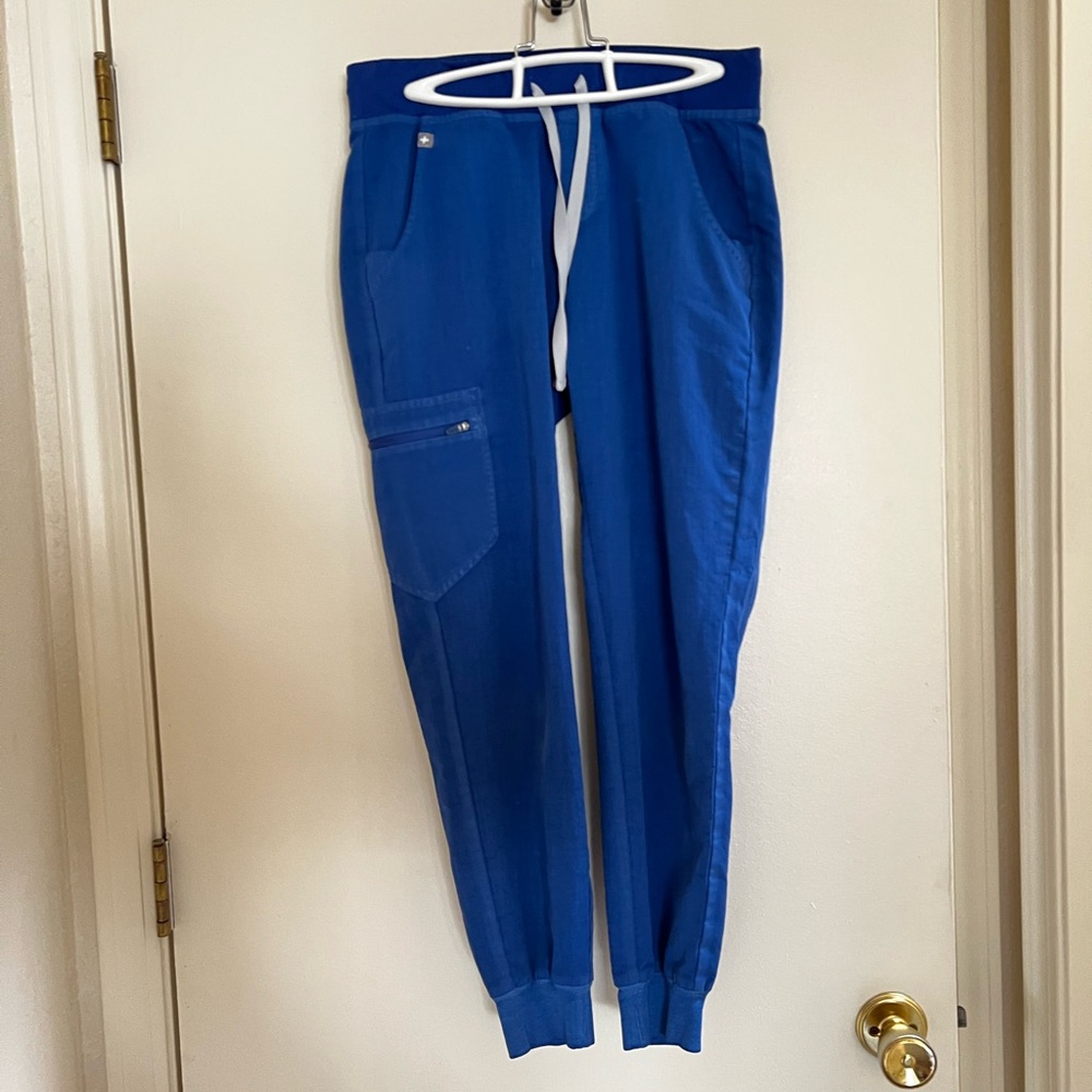 Figs Blue Track Pants